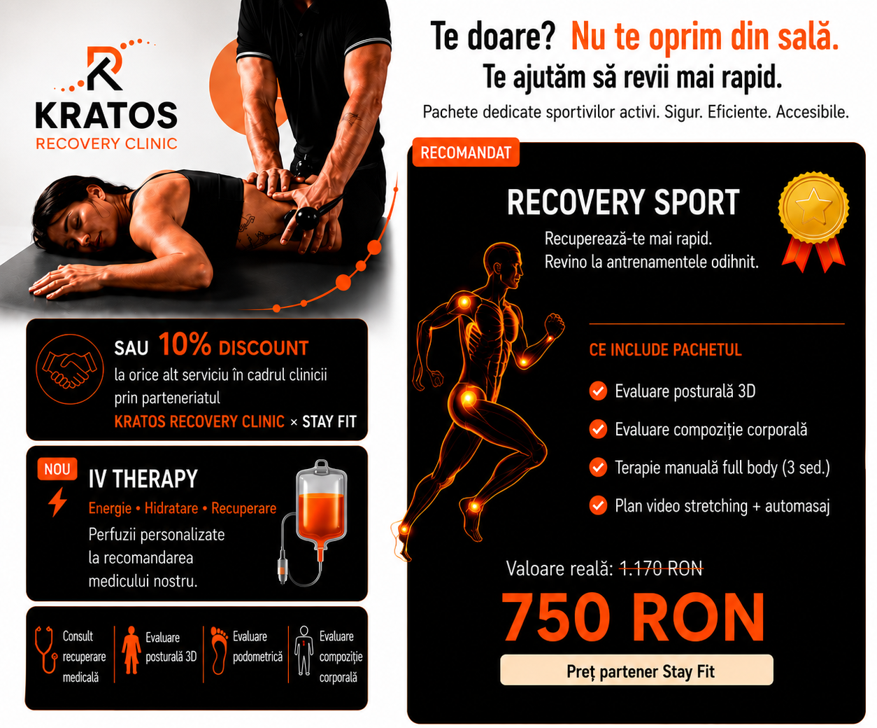 Kratos Recovery Clinic Stay Fit Gym